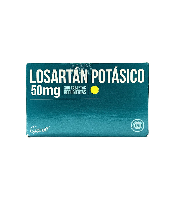 LOSARTAN 50 MG CAJA X 300 TABLETAS LAPROFF